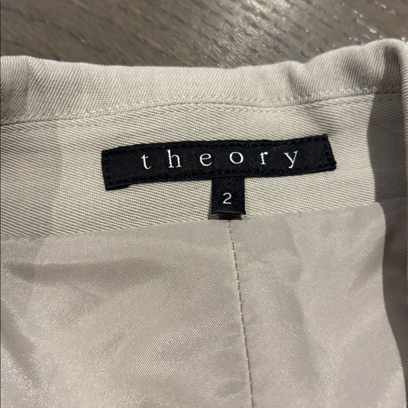 Theory Beige Blazer with Button Detail - Picture 2 of 3